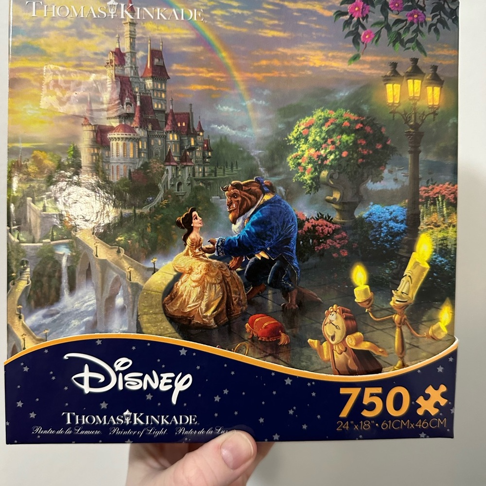 Disney Thomas Kincade Puzzle New
